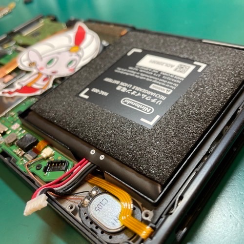 小平市からお越しのお客様 NINTENDO Switch　バッテリー交換修理