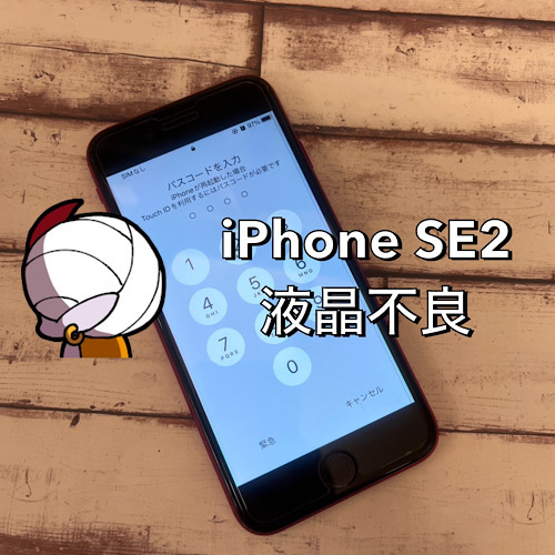  府中市からのお客様　iPhone SE2　液晶破損修理