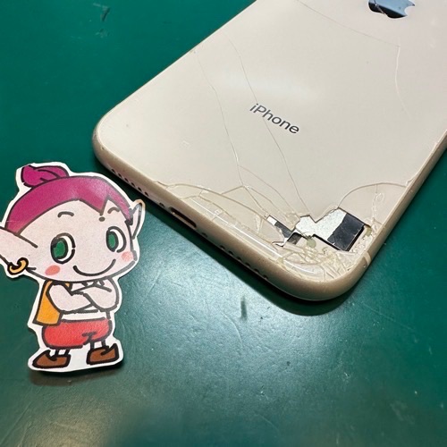 奈良県からの郵送修理　iPhoneXR背面ガラス割れ修理