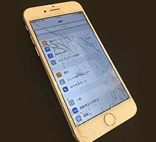 府中市からのお客様　iPhone7（アイフォン7）ガラス割れによるフロントパネル交換修理